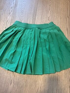 lululemon athletica Emerald Green Pleated Skater Skirt